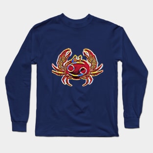 Abstract Cancer Crab Long Sleeve T-Shirt